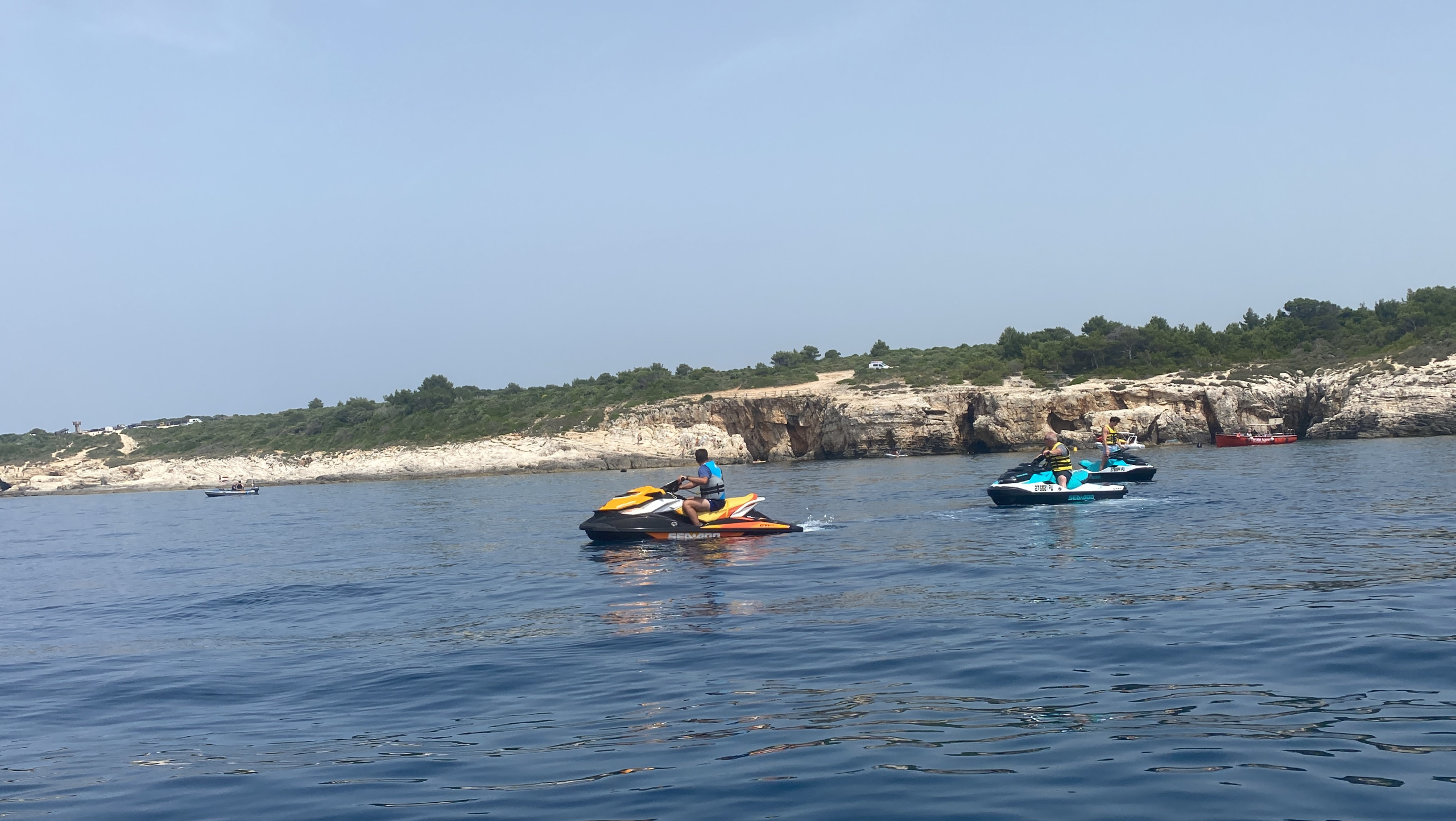 Medulin archipelago uninhabited islands jet ski safari