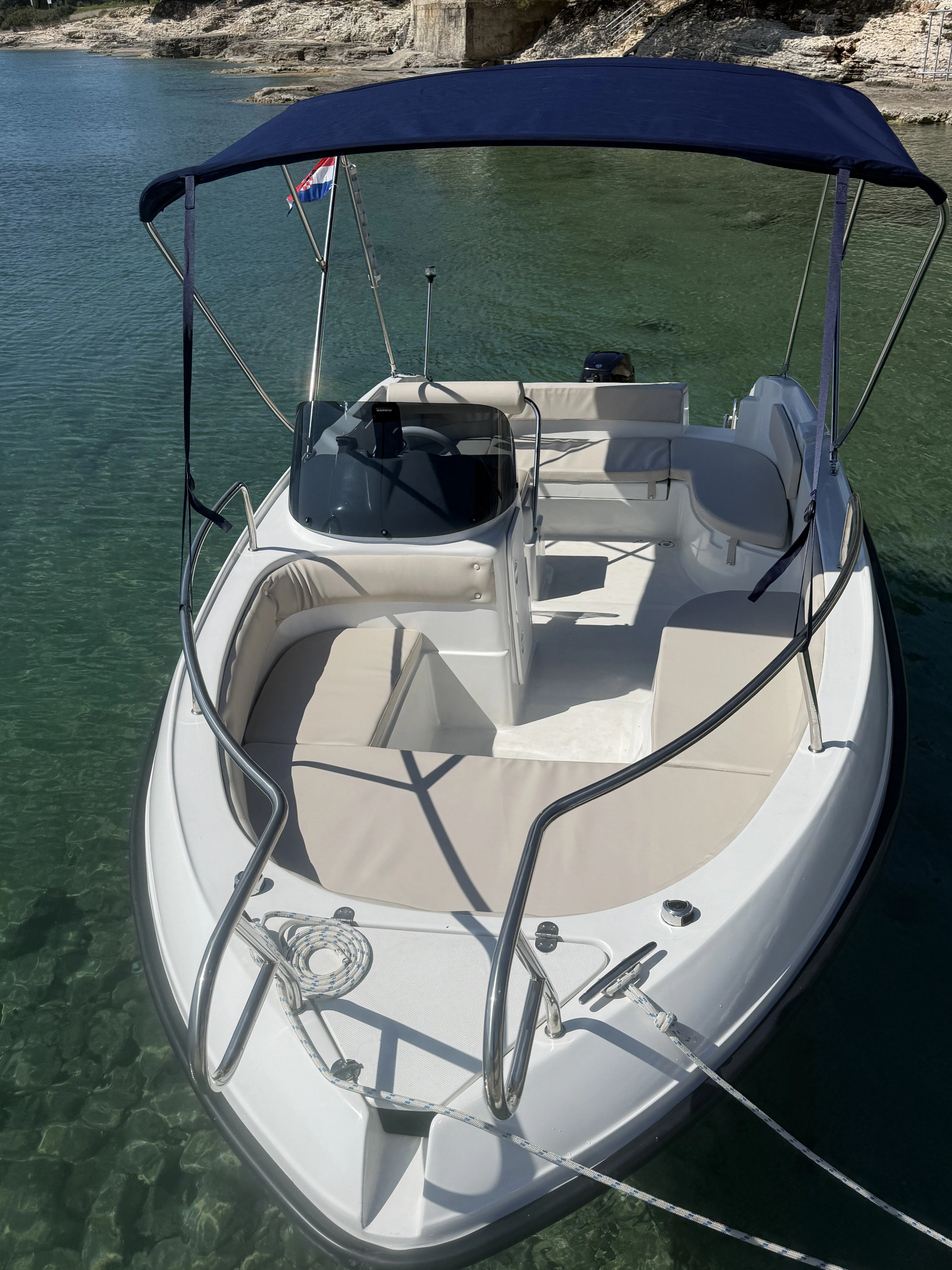 Boat Luka at Centinera Beach